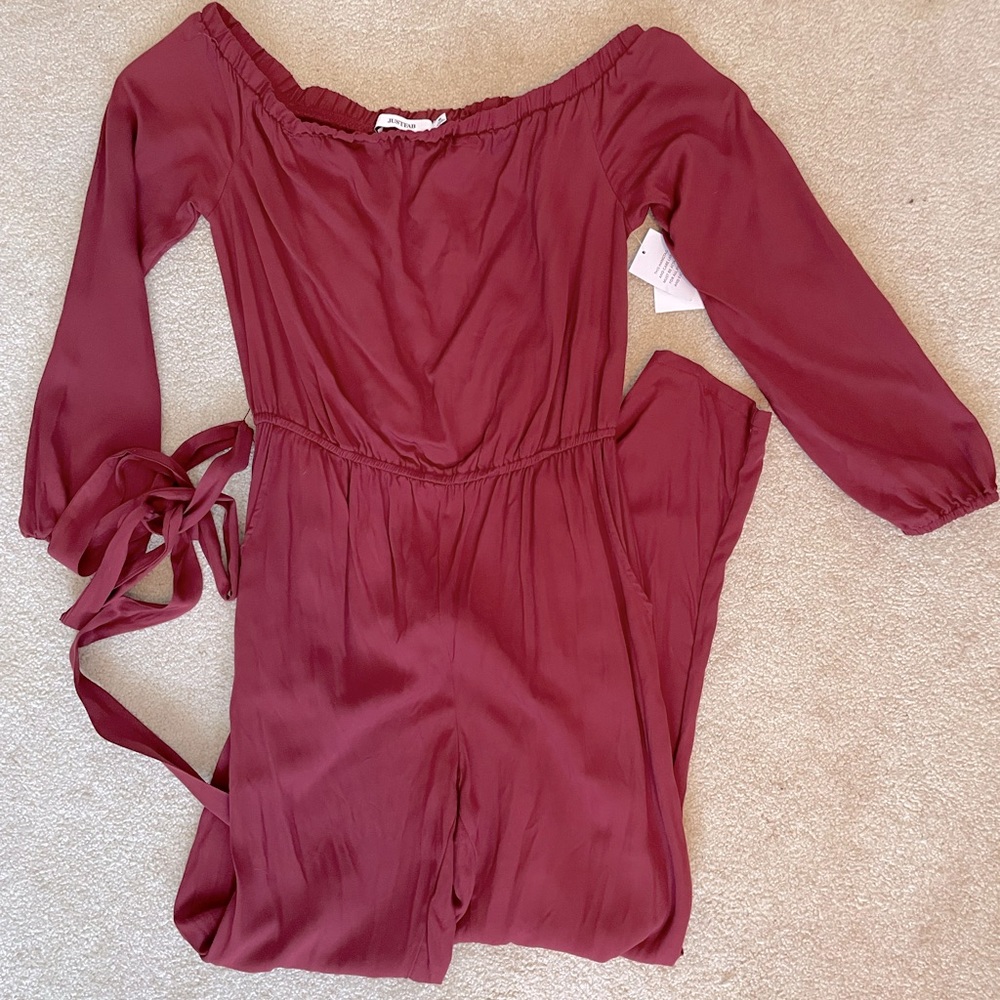 Maroon Jumpsuit